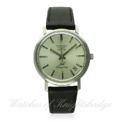 A GENTLEMAN'S STAINLESS STEEL LONGINES ULTRA CHRON AUTOMATIC FLAGSHIP WRIST WATCH CIRCA 1968, REF.