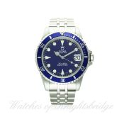 A GENTLEMAN'S STAINLESS STEEL ROLEX TUDOR PRINCE DATE SUBMARINER BRACELET WATCH CIRCA 1997, REF.