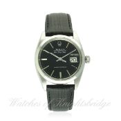 A GENTLEMAN'S STAINLESS STEEL ROLEX OYSTER PERPETUAL AIR KING DATE SUPER PRECISION WRIST WATCH CIRCA