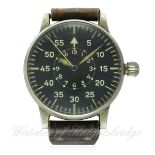 A RARE GERMAN MILITARY A. LANGE & SOHNE LUFTWAFFE B.UHR PILOTS / NAVIGATORS WATCH CIRCA 1940s,