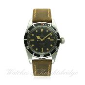 AN EXTREMELY RARE GENTLEMAN'S STAINLESS STEEL ROLEX TUDOR OYSTER PRINCE SUBMARINER WRIST WATCH CIRCA