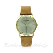 A GENTLEMAN'S 18K SOLID GOLD VACHERON & CONSTANTIN WRIST WATCH DATED 1963, REF. 6456
D: Silver