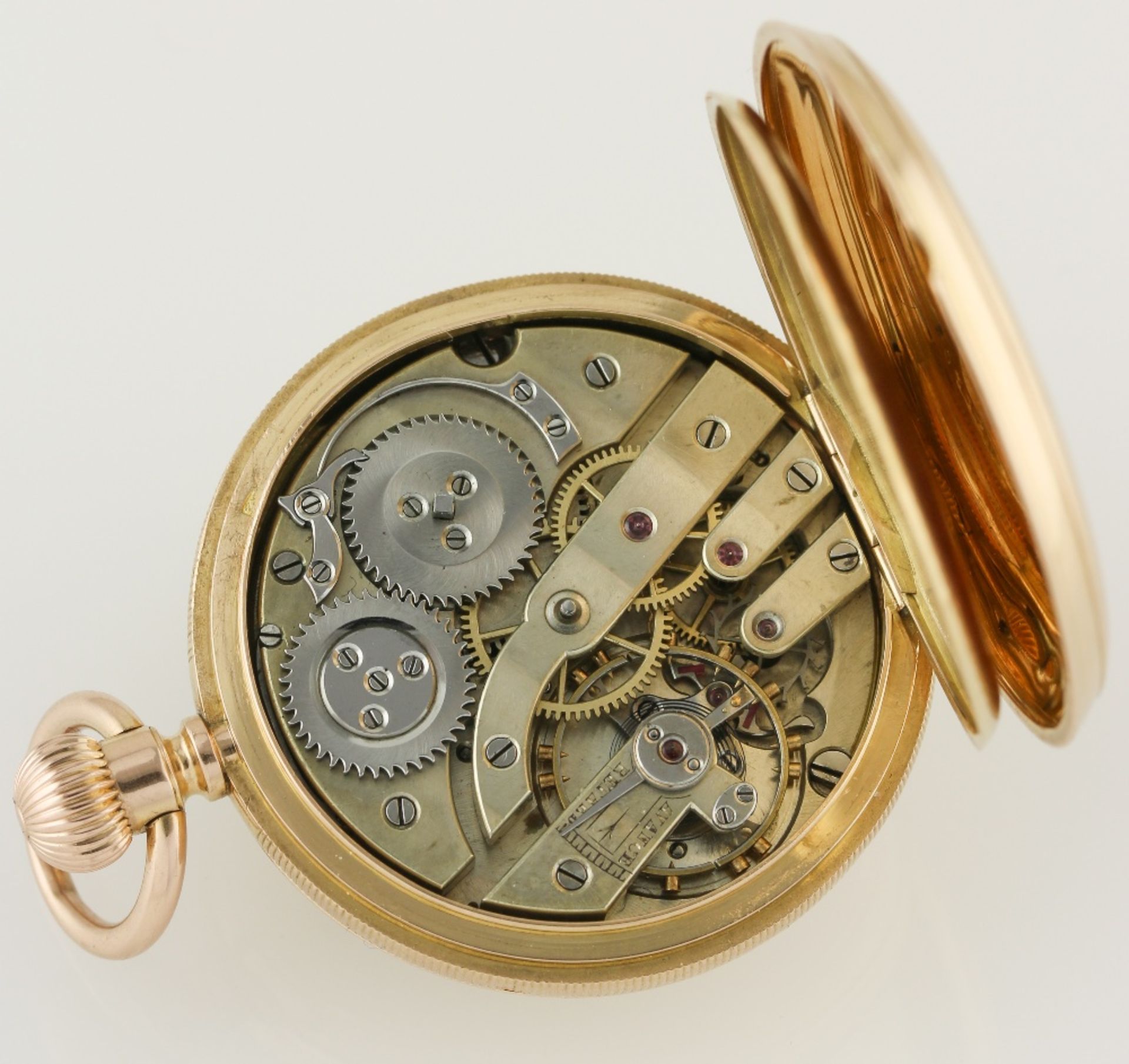 A LADIES 18K SOLID GOLD PATEK PHILIPPE HALF HUNTER POCKET WATCH CIRCA 1910, REF. 67120 MADE FOR A. - Image 6 of 9