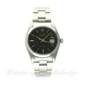 A GENTLEMAN'S STAINLESS STEEL ROLEX OYSTERDATE PRECISION BRACELET WATCH CIRCA 1974, REF. 6694
D: