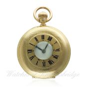 A LADIES 18K SOLID GOLD PATEK PHILIPPE HALF HUNTER POCKET WATCH CIRCA 1910, REF. 67120 MADE FOR A.