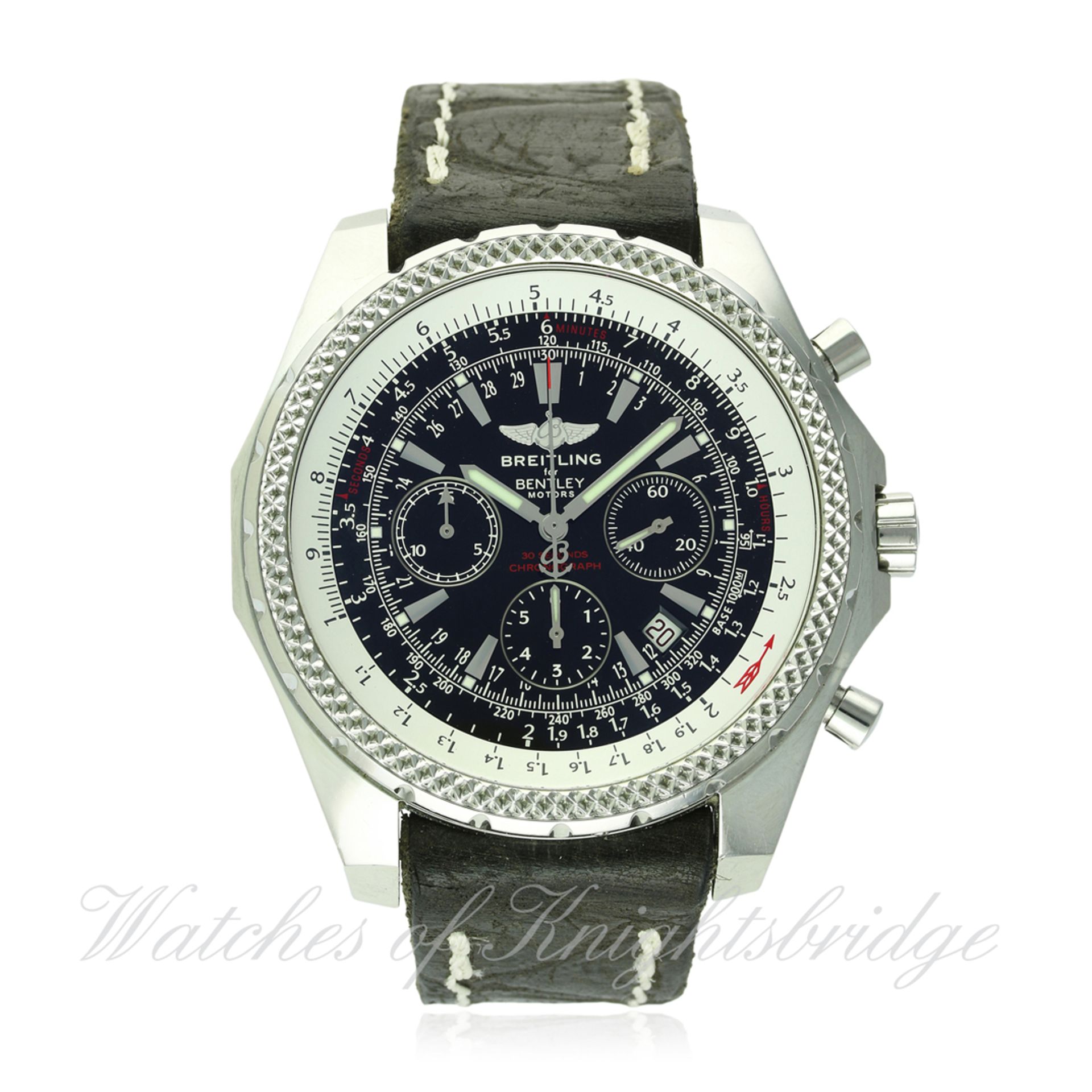 A GENTLEMAN'S STAINLESS STEEL BREITLING FOR BENTLEY MOTORS SPECIAL EDITION CHRONOGRAPH WRIST WATCH
