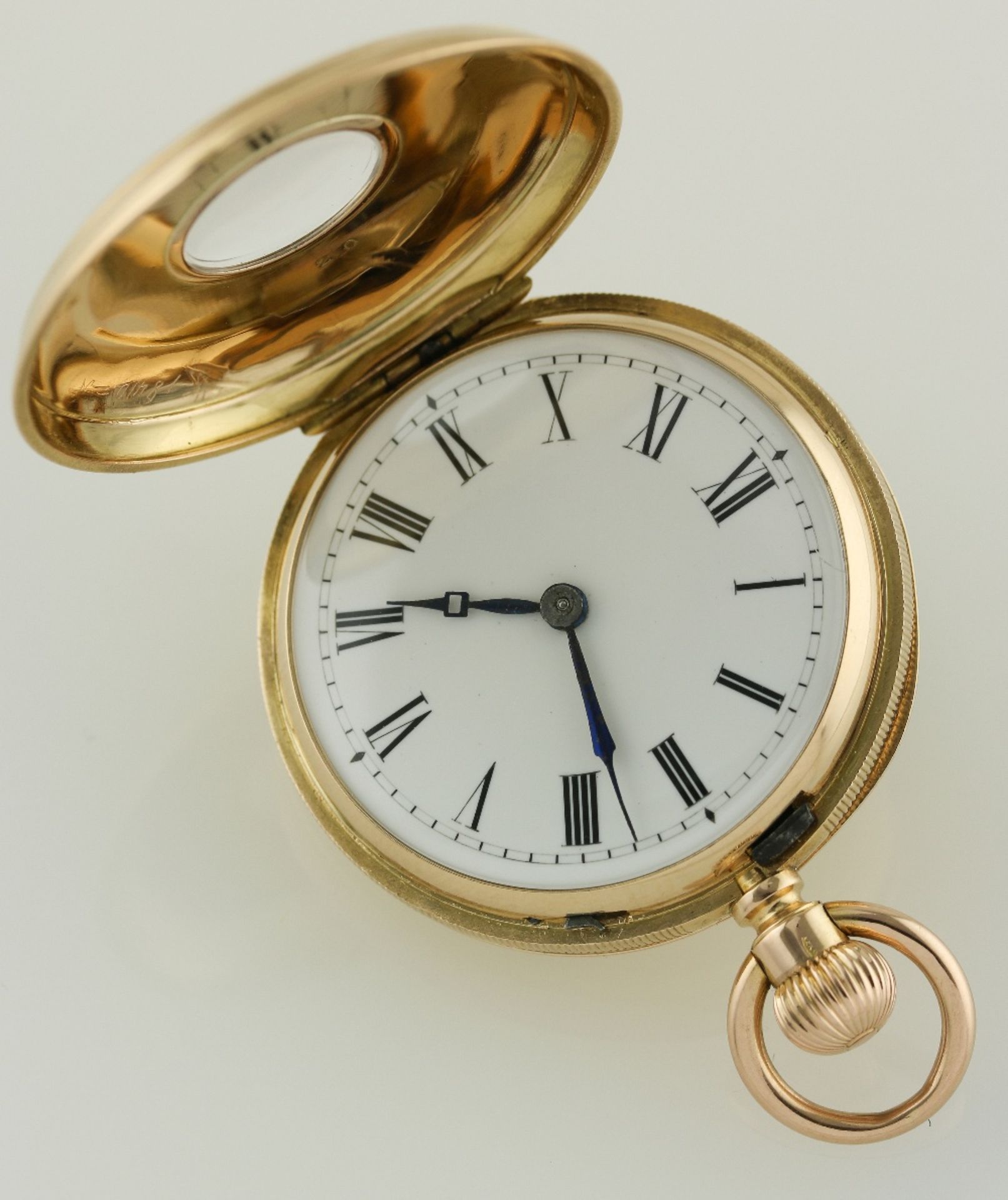 A LADIES 18K SOLID GOLD PATEK PHILIPPE HALF HUNTER POCKET WATCH CIRCA 1910, REF. 67120 MADE FOR A. - Image 4 of 9