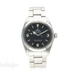 A RARE GENTLEMAN'S STAINLESS STEEL ROLEX OYSTER PERPETUAL EXPLORER BRACELET WATCH CIRCA 1969, REF.