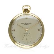 A FINE & RARE GENTLEMAN'S 18K SOLID GOLD PATEK PHILIPPE & CIE POCKET WATCH CIRCA 1930s, REF. 640432,