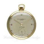 A FINE & RARE GENTLEMAN'S 18K SOLID GOLD PATEK PHILIPPE & CIE POCKET WATCH CIRCA 1930s, REF. 640432,