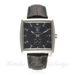 A GENTLEMAN'S STAINLESS STEEL TAG HEUER MONACO AUTOMATIC WRIST WATCH CIRCA 2010, REF. WW2110-0
D: