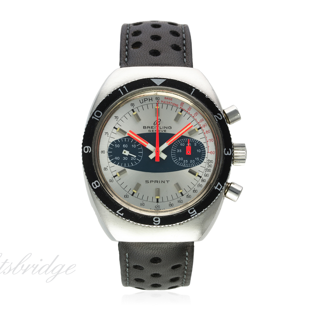 A GENTLEMAN'S STAINLESS STEEL BREITLING SPRINT CHRONOGRAPH WRIST WATCH CIRCA 1970s, REF. 2212
D: