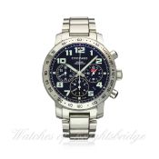 A GENTLEMAN'S STAINLESS STEEL CHOPARD MILLE MIGLIA 1000 AUTOMATIC CHRONOGRAPH BRACELET WATCH CIRCA