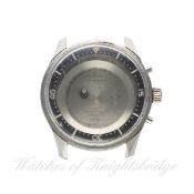 AN ORIGINAL STAINLESS STEEL JAEGER LECOULTRE POLARIS COMPRESSOR CASE CIRCA 1963. REF. 859
C: