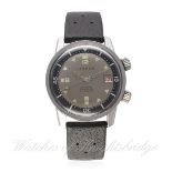 A GENTLEMAN'S STAINLESS STEEL LINEAR SUPER COMPRESSOR DIVERS WRIST WATCH CIRCA 1966, REF. 6364
D: