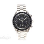 A GENTLEMAN'S STAINLESS STEEL OMEGA SPEEDMASTER AUTOMATIC CHRONOGRAPH BRACELET WATCH CIRCA 1993
D: