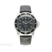 A RARE GENTLEMAN'S STAINLESS STEEL ROLEX TUDOR OYSTER PRINCE SUBMARINER WRIST WATCH DATED 1963, REF.