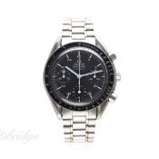 A GENTLEMAN'S STAINLESS STEEL OMEGA SPEEDMASTER AUTOMATIC CHRONOGRAPH BRACELET WATCH CIRCA 1993
D: