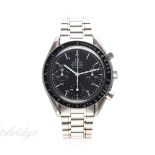 A GENTLEMAN'S STAINLESS STEEL OMEGA SPEEDMASTER AUTOMATIC CHRONOGRAPH BRACELET WATCH CIRCA 1993
D: