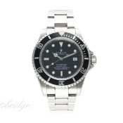 A GENTLEMAN'S STAINLESS STEEL ROLEX OYSTER PERPETUAL DATE SEA DWELLER BRACELET WATCH CIRCA 2006,