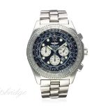 A GENTLEMAN'S STAINLESS STEEL BREITLING B-2 AUTOMATIC CHRONOGRAPH BRACELET WATCH CIRCA 2006, REF.