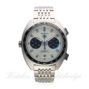 A GENTLEMAN'S STAINLESS STEEL TAG HEUER AUTAVIA AUTOMATIC CHRONOGRAPH BRACELET WATCH DATED 2006,