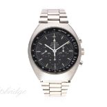 A GENTLEMAN'S STAINLESS STEEL OMEGA SPEEDMASTER MARK II CHRONOGRAPH BRACELET WATCH CIRCA 1970,