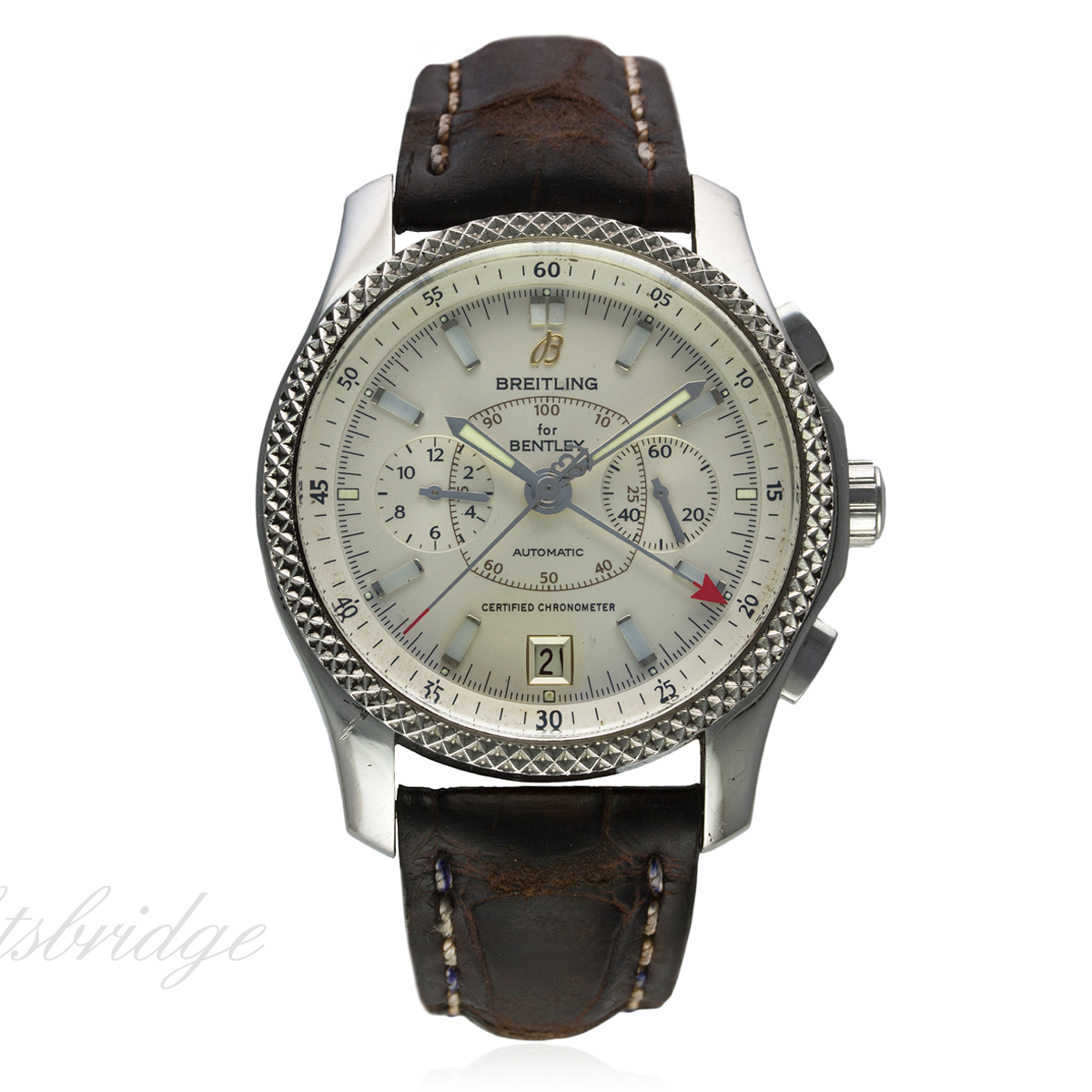 A GENTLEMAN'S STAINLESS STEEL BREITLING FOR BENTLEY MOTORS MARK VI SPECIAL EDITION CHRONOGRAPH WRIST