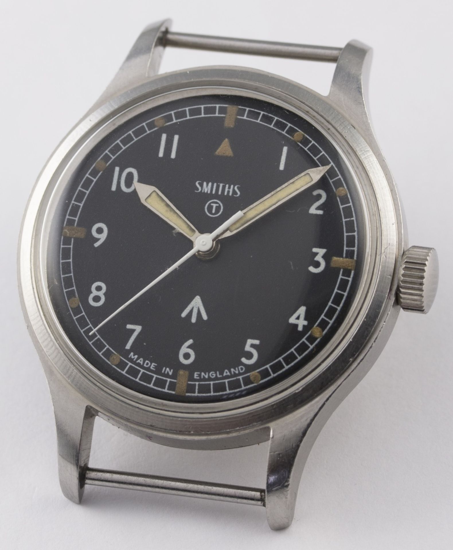 A GENTLEMAN'S STAINLESS STEEL BRITISH MILITARY SMITHS WRIST WATCH DATED 1968
D: Black dial with - Image 2 of 9