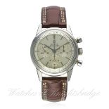 A RARE GENTLEMAN'S STAINLESS STEEL OMEGA SEAMASTER CHRONOGRAPH WRIST WATCH CIRCA 1964, REF. 105.