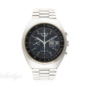 A GENTLEMAN'S STAINLESS STEEL OMEGA SPEEDMASTER MARK 4.5 AUTOMATIC CHRONOGRAPH BRACELET WATCH