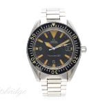 A RARE GENTLEMAN'S STAINLESS STEEL OMEGA SEAMASTER 300 BRACELET WATCH CIRCA 1969, REF. 166.0024