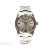A GENTLEMAN'S STAINLESS STEEL ROLEX OYSTER PERPETUAL AIR KING DATE PRECISION BRACELET WATCH CIRCA