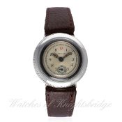 A RARE GENTLEMAN'S SOLID SILVER ROLEX HERMETIC WRIST WATCH CIRCA 1920s, REF. 3666 
D: Silver "