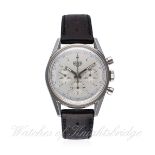 A GENTLEMAN'S STAINLESS STEEL HEUER CLASSIC CARRERA CHRONOGRAPH WRIST WATCH DATED 1997, REF.