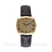 A GENTLEMAN'S 18K SOLID GOLD PIAGET 1966 AUTOMATIC WRIST WATCH CIRCA 1960s D: Gold coloured dial