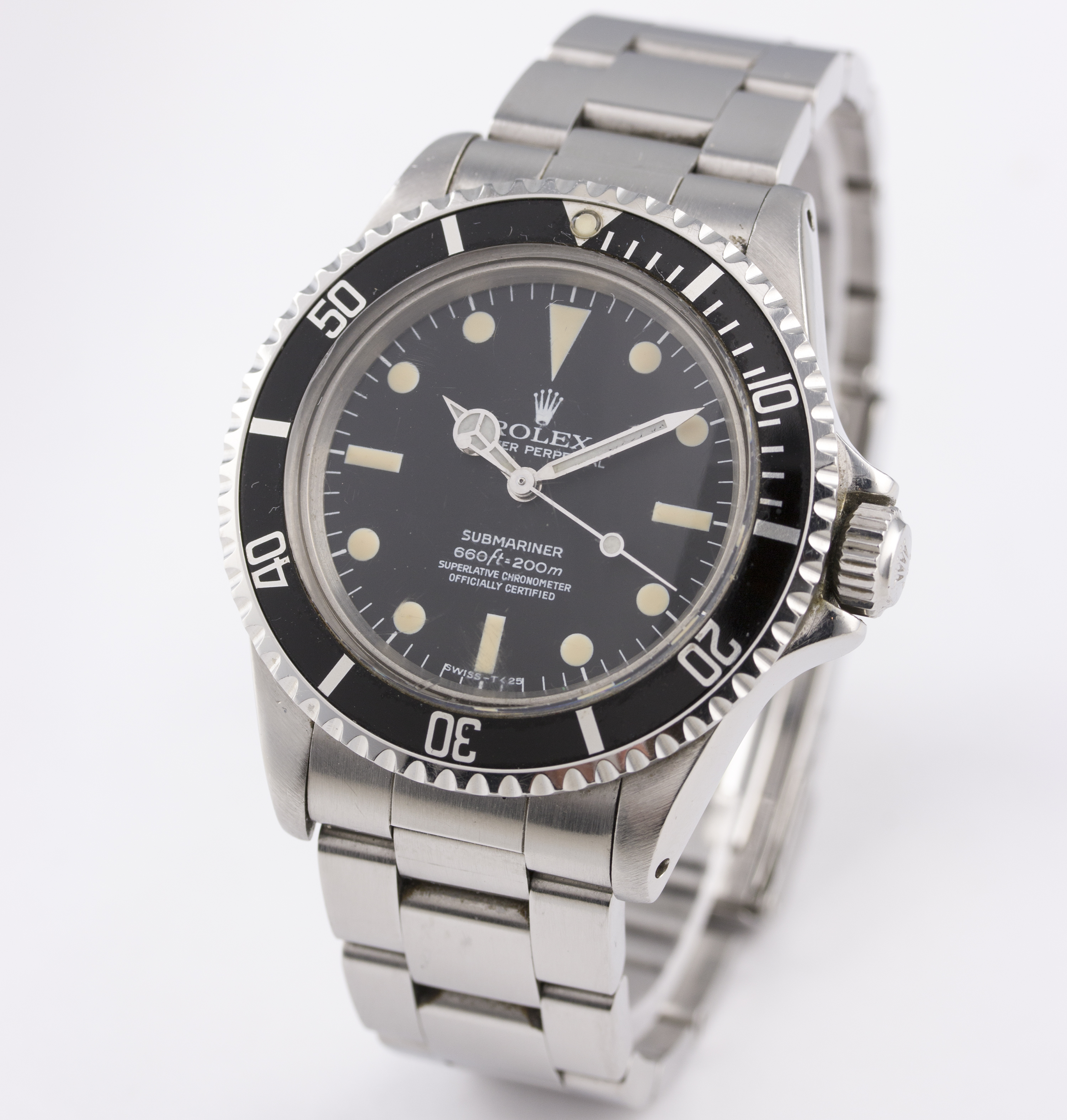 A GENTLEMAN'S STAINLESS STEEL ROLEX OYSTER PERPETUAL SUBMARINER CHRONOMETER BRACELET WATCH CIRCA - Image 2 of 9