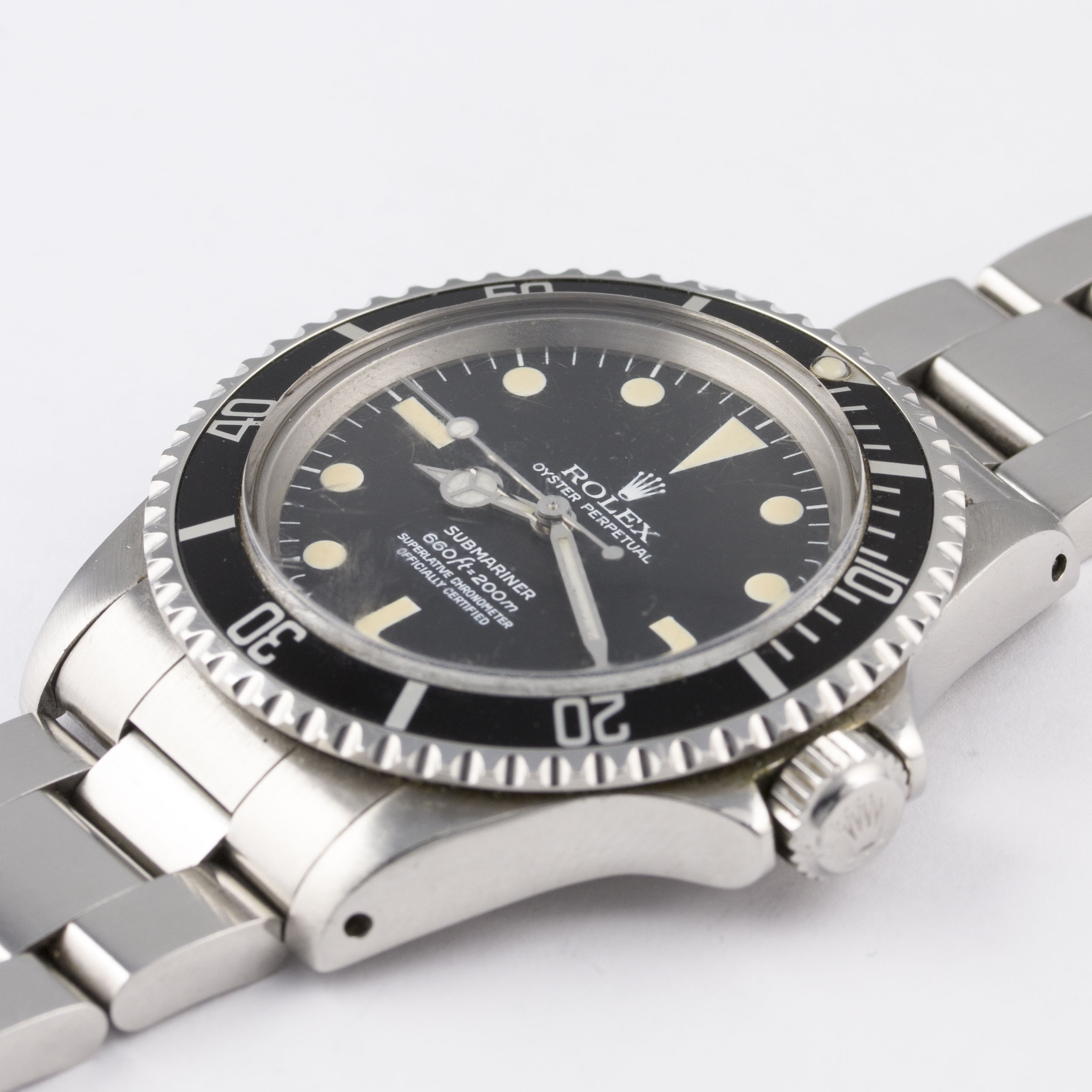 A GENTLEMAN'S STAINLESS STEEL ROLEX OYSTER PERPETUAL SUBMARINER CHRONOMETER BRACELET WATCH CIRCA - Image 3 of 9