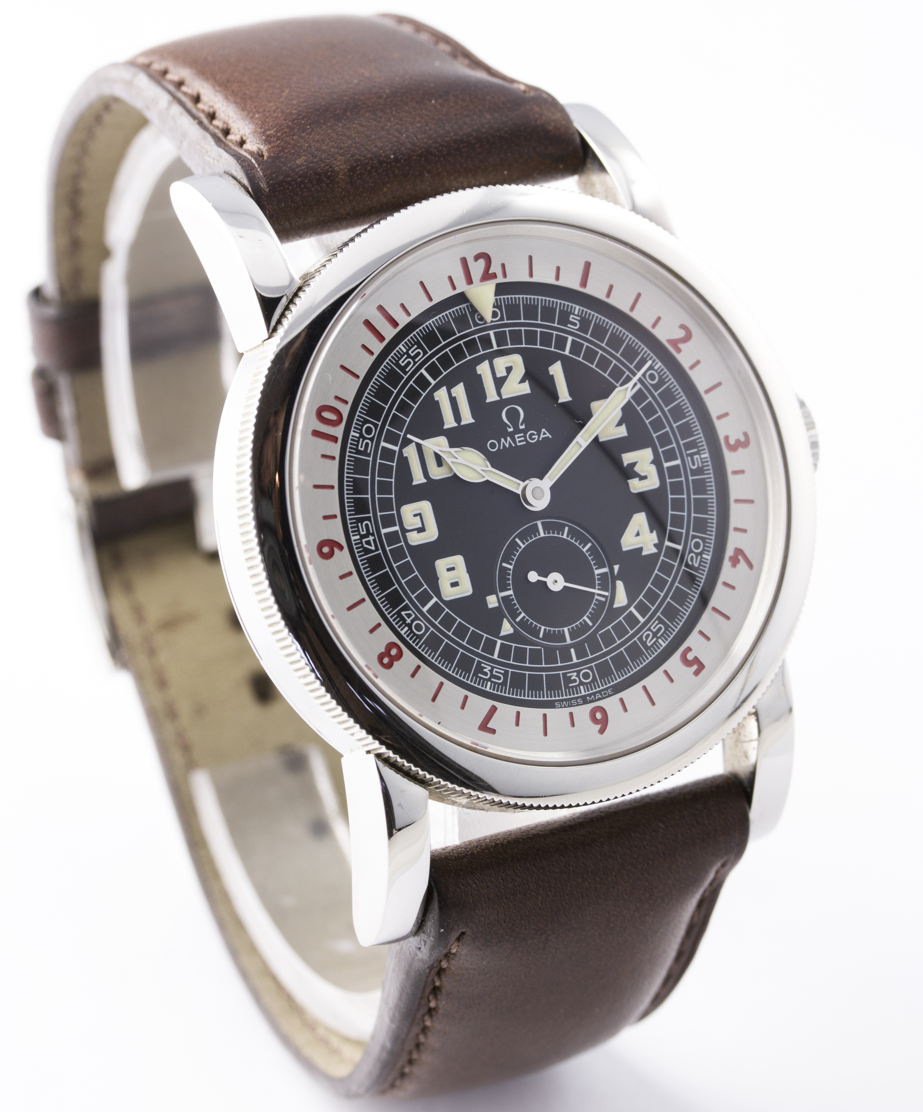 A GENTLEMAN'S STAINLESS STEEL OMEGA 1938 MUSEUM COLLECTION 'THE PILOTS WATCH' DATED 2008 LIMITED - Image 5 of 7