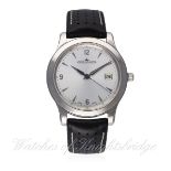 A GENTLEMAN'S STAINLESS STEEL JAEGER LECOULTRE MASTER CONTROL 1000 HOURS WRIST WATCH CIRCA 2005,