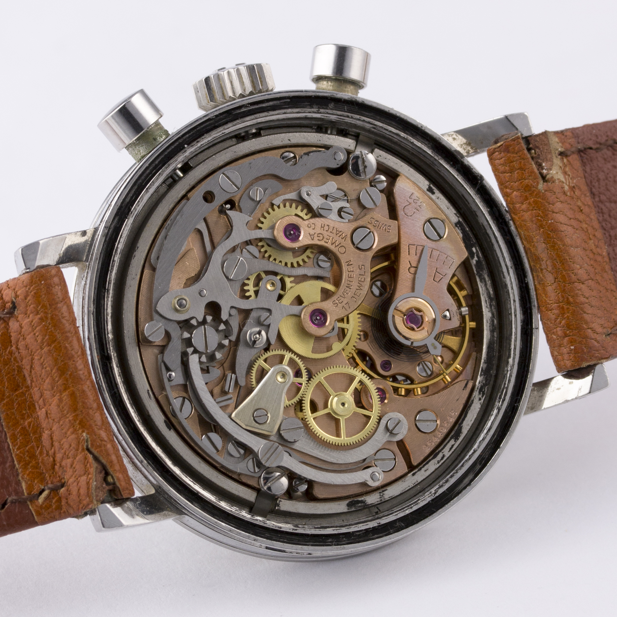A GENTLEMAN`S STAINLESS OMEGA SEAMASTER CHRONOGRAPH WRIST WATCH CIRCA 1967, REF. 145.005-67 D: - Image 7 of 8