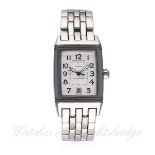 A GENTLEMAN`S STAINLESS STEEL JAEGER LECOULTRE REVERSO GRAN SPORT BRACELET WATCH CIRCA 2005, REF.