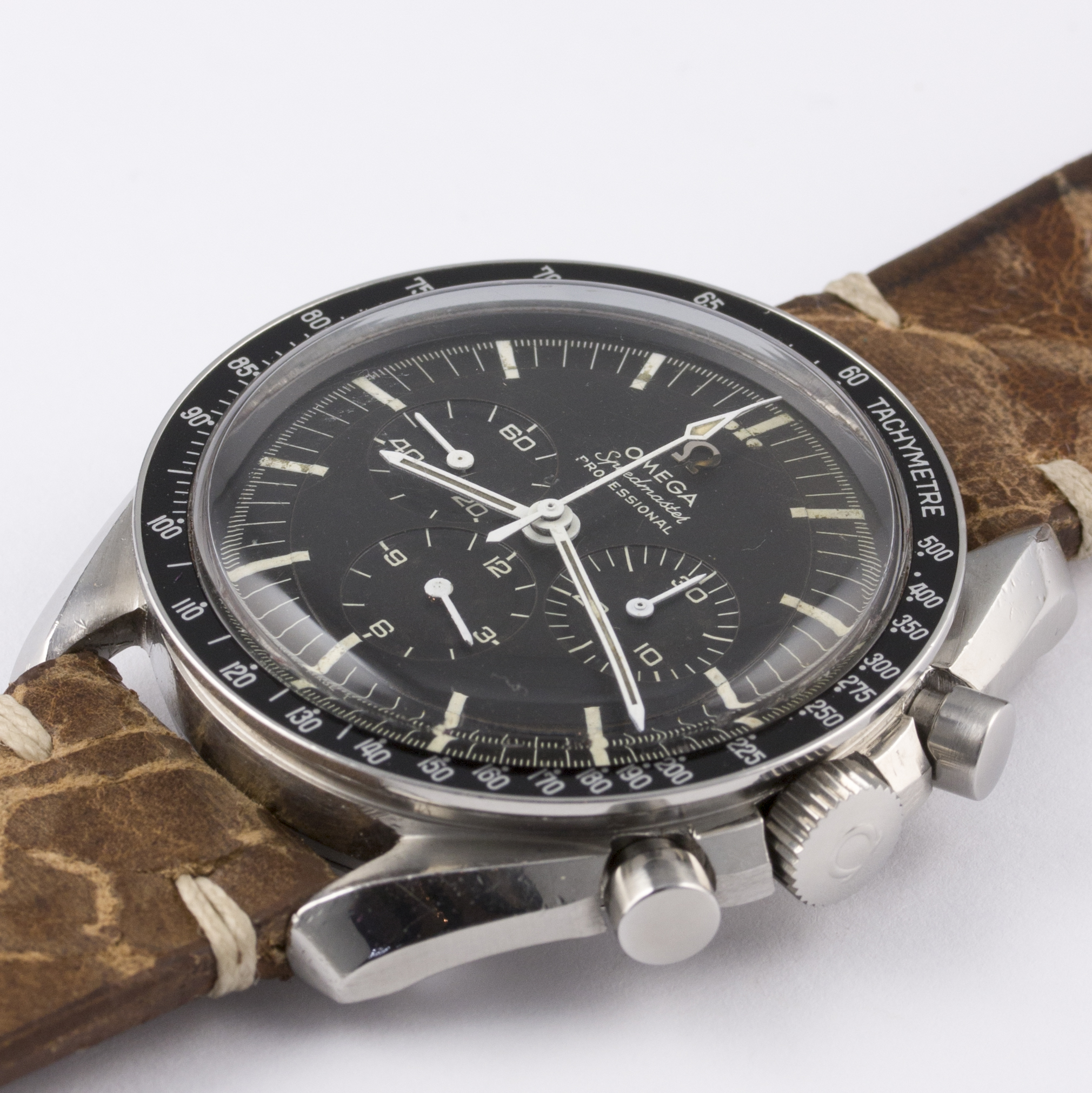 A RARE GENTLEMAN'S STAINLESS STEEL OMEGA SPEEDMASTER PROFESSIONAL CHRONOGRAPH WRIST WATCH CIRCA - Image 4 of 9