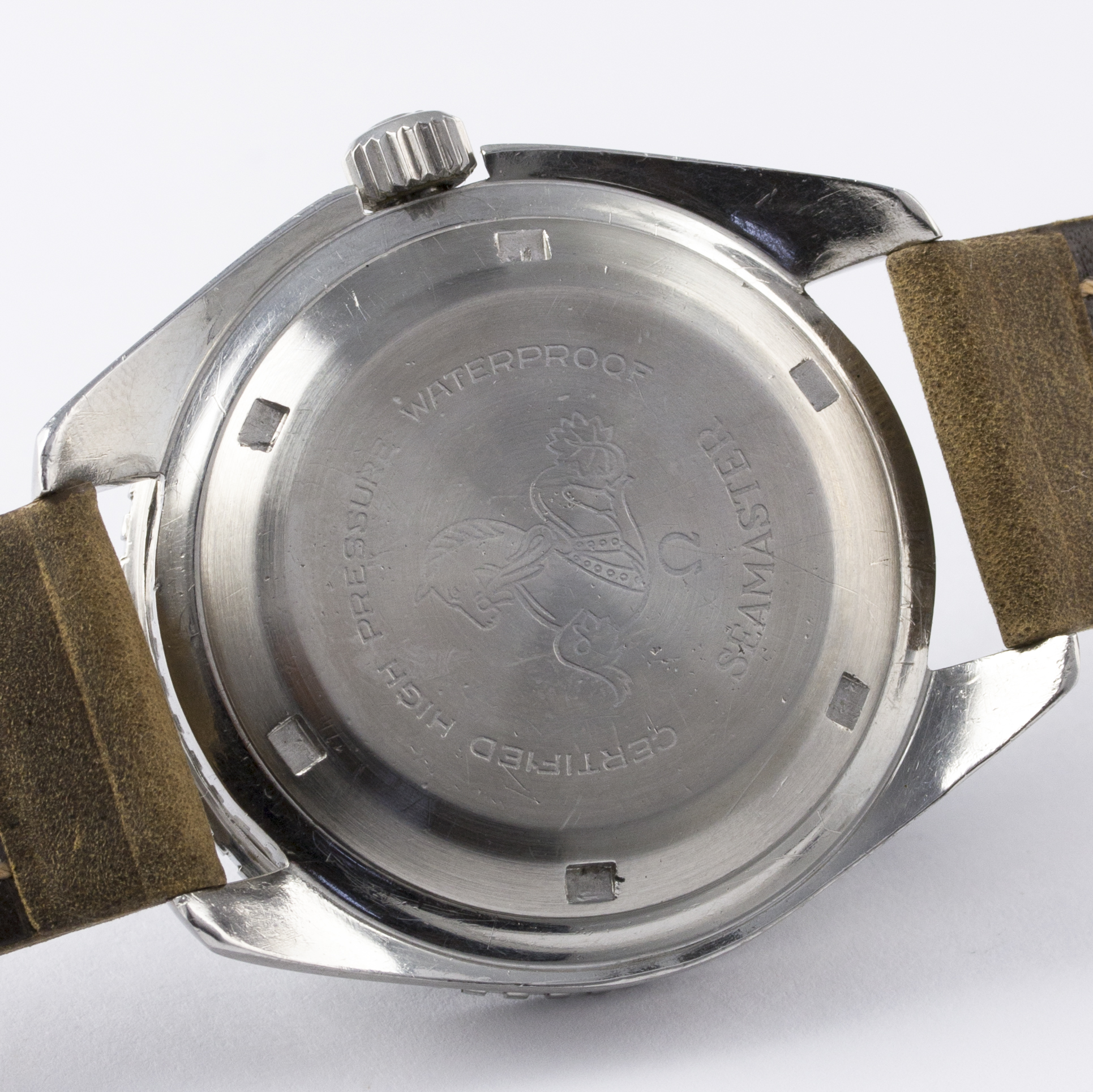 A RARE GENTLEMAN'S STAINLESS STEEL OMEGA SEAMASTER 300 WRIST WATCH CIRCA 1967, REF. 165.024 D: Black - Image 7 of 9