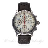 A GENTLEMAN'S STAINLESS STEEL LONGINES LINDBERGH AUTOMATIC CHRONOGRAPH WRIST WATCH CIRCA 2000, REF