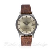 A GENTLEMAN'S STAINLESS STEEL OMEGA CONSTELLATION CHRONOMETER WRIST WATCH CIRCA 1963, REF. 167.005