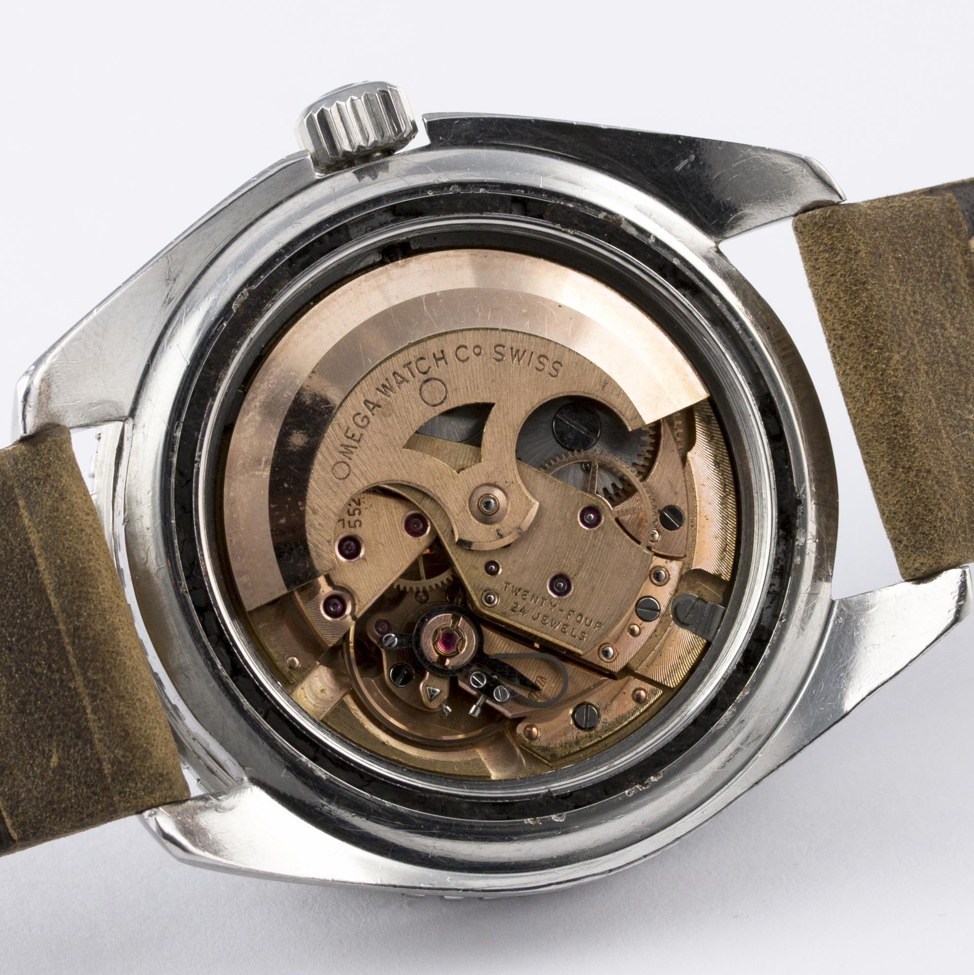 A RARE GENTLEMAN'S STAINLESS STEEL OMEGA SEAMASTER 300 WRIST WATCH CIRCA 1967, REF. 165.024 D: Black - Image 8 of 9