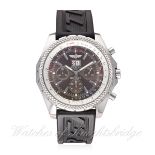A GENTLEMAN'S STAINLESS STEEL BREITLING BENTLEY CHRONOGRAPH WRIST WATCH CIRCA 2006, REF. A44362 WITH