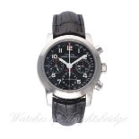 A GENTLEMAN'S STAINLESS STEEL GIRARD PERREGAUX FERRARI 250 GT TDF CHRONOGRAPH WRIST WATCH CIRCA