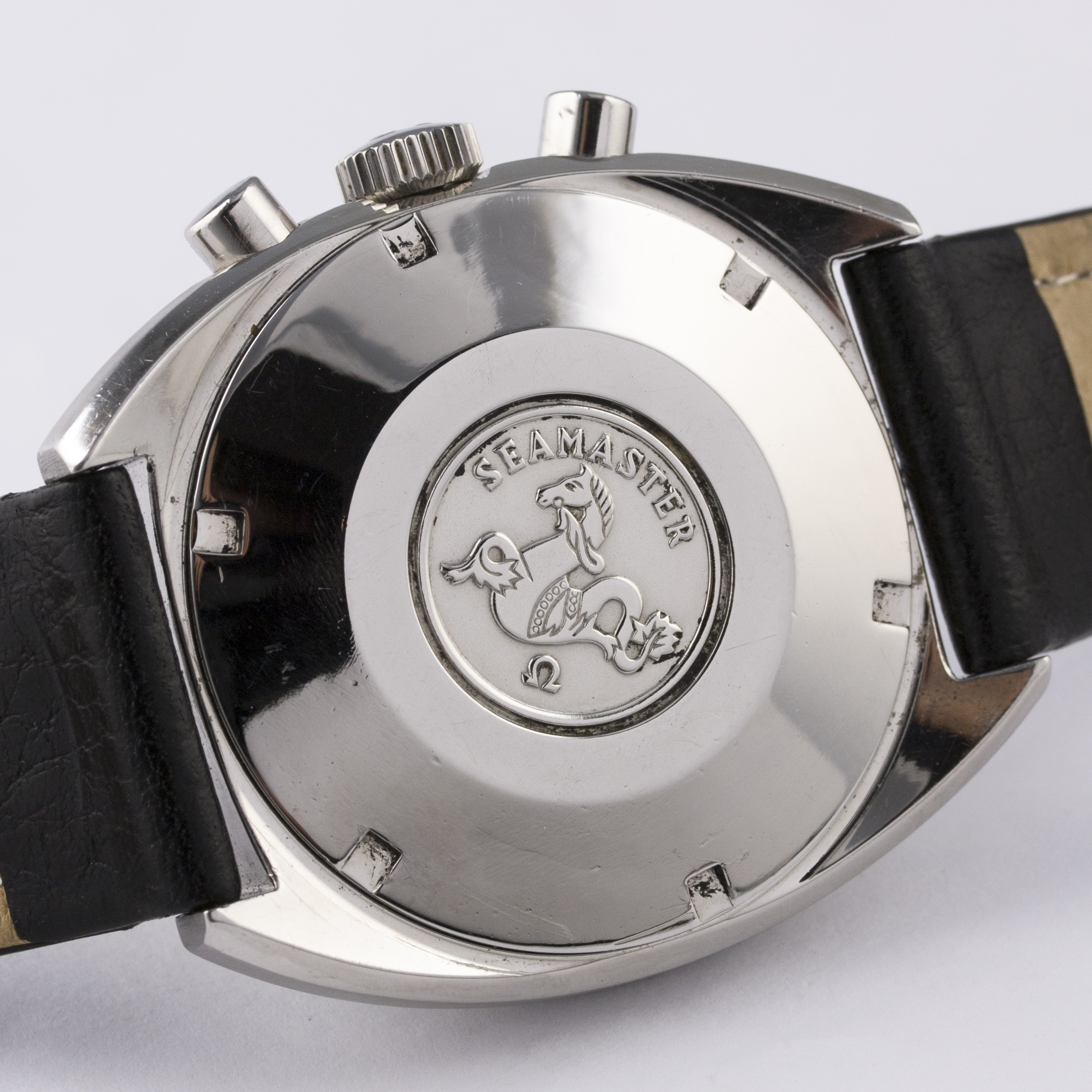 A GENTLEMAN`S STAINLESS OMEGA SEAMASTER CHRONOGRAPH WRIST WATCH CIRCA 1966, REF. 145.006-66 D: - Image 6 of 8